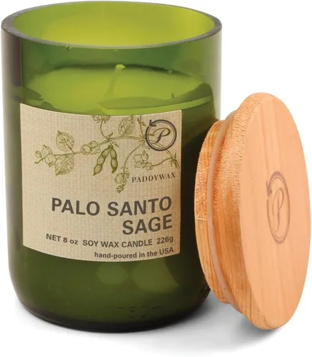Vista 13 de Paddywax Eco Collection - Vela perfumada en tarro de cera de soja, 8 onzas, verbena y citronela Verbena y limoncillo