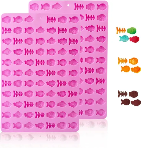 Vista 9 de 2 moldes de silicona, moldes de golosinas para perros, para hornear, moldes antiadherentes para huesos de perro para chocolate, dulces, pudín