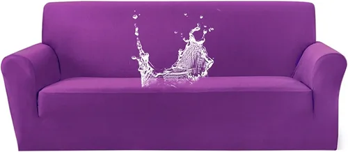 Vista 15 de MIPOPS Funda de sofá, funda de sofá elástica para sofá seccional, protector de muebles para muebles, sofás para mascotas, niños, perros y gatos Rojo
