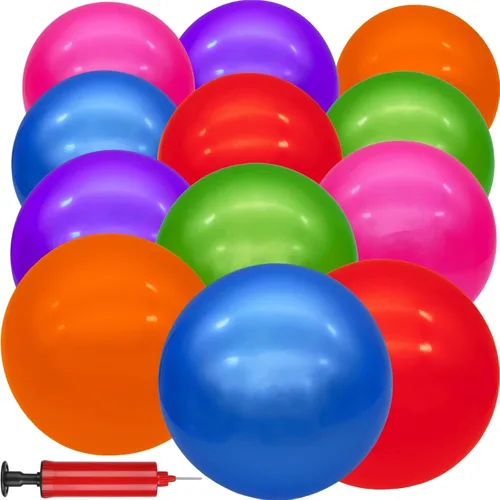 Vista 9 de 12 bolas inflables para niños, 9 pulgadas