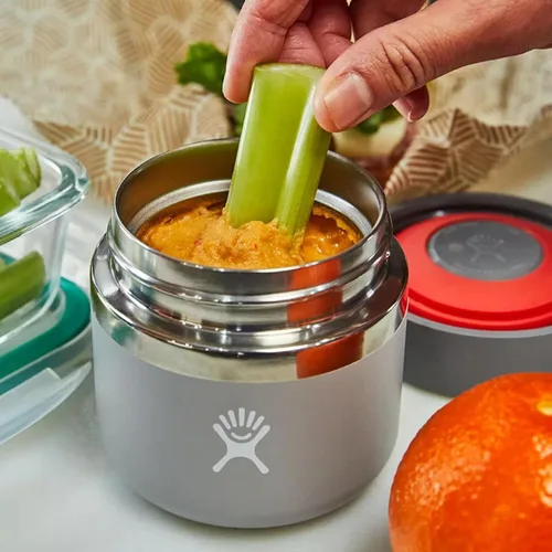 Vista 6 de Hydro Flask Tarro de comida – Acero inoxidable aislado, contenedor de viaje para comida caliente, almuerzo y sopa, verde agave, 20 onzas