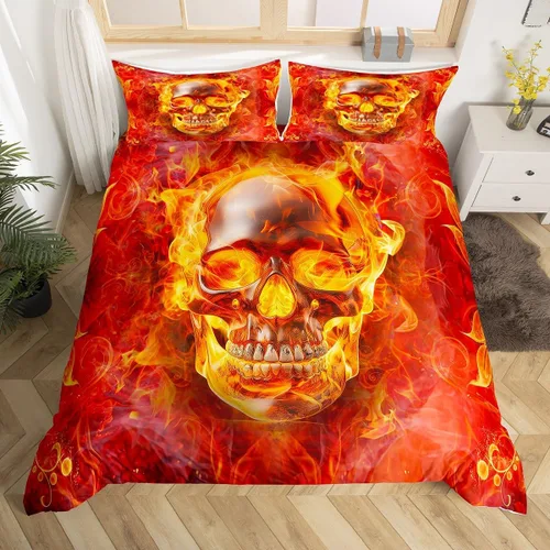 Vista 7 de Erosebridal Funda de edredón de madera con puerta de granero, juegos de ropa de cama estilo occidental, tamaño Queen, funda de edredón rústica