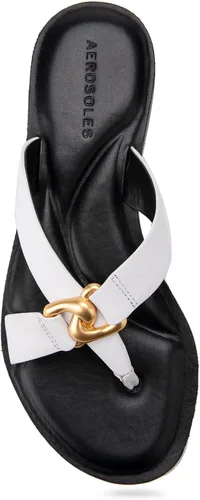 Vista 4 de Aerosoles Sandalias Gaia Slide para mujer, Eggshell, 5.5, Eggshell