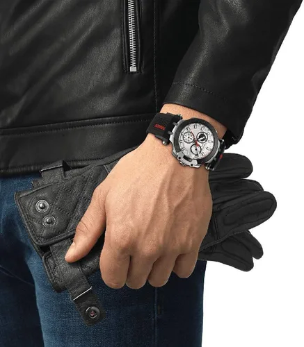 Vista 4 de Tissot T-Race Chrono - Reloj casual de cuarzo para hombre, color negro, T1154172701100, Negro -, Movimiento de cuarzo