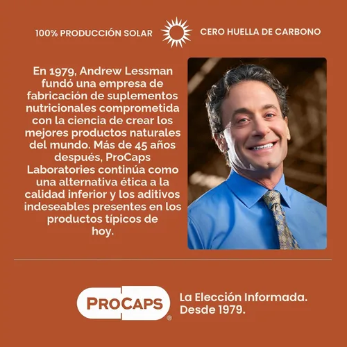 Vista 6 de ANDREW LESSMAN ProCaps Energy & Fat Metabolism Factors 360 Cápsulas
