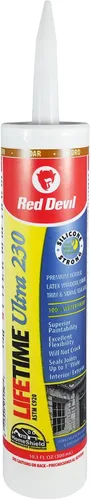 Vista 16 de Red Devil 077020 Lifetime Sellador de látex acrílico elastomérico ultra premium, 10.1 onzas, almendra, paquete de 1