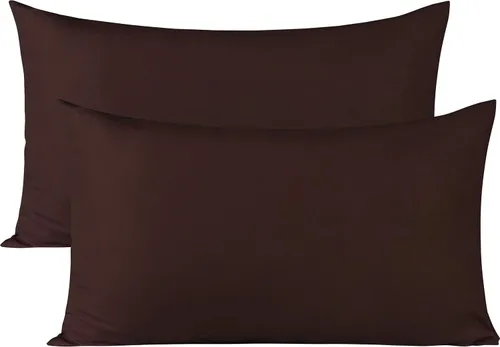Vista 62 de BEDSUM Juego de 2 fundas de almohada de microfibra estándar suaves, resistentes a las arrugas y de fácil cuidado con cierre de sobre para niños, 20