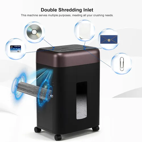Vista 3 de Wingwise P-7 Trituradora de papel comercial profesional de alta seguridad