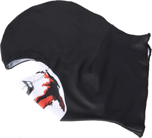 Vista 3 de Máscara de tela con capucha Pasamontañas Horrible Skull Cosplay