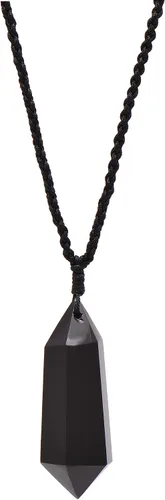 Vista 13 de Collar grande de cristal curativo de 2 pulgadas, colgante mineral natural con cordón ajustable
