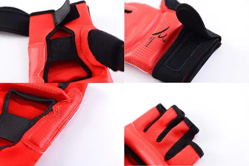 Vista 5 de Guantes de taekwondo para hombres y niños, saco de boxeo, artes marciales, artes marciales, artes marciales, lucha, entrenamiento de Muay Thai