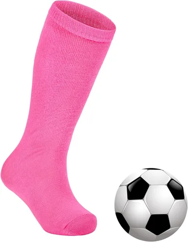 Vista 37 de Zando Calcetines de fútbol para niños, hasta la rodilla, para jóvenes, béisbol, fútbol, sóftbol, niños y niñas, de algodón suave sobre