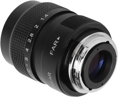 Vista 9 de Pomya Enfoque manual de gran apertura F1.4 de 0.984 in, lente de CCTV, lente MFT Prime para M43, tienda de soporte para almacén de estacionamiento