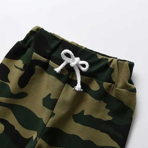 Vista 6 de Eghunooy Conjunto de ropa de manga larga con capucha y pantalones para bebés y niños pequeños