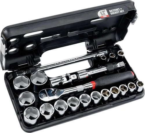 Vista 9 de Juego de llaves CRAFTSMAN V-SERIES, poco profundo MM, accionamiento de 3/8 pulgadas, 18 piezas (CMMT45753V)