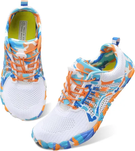 Vista 2 de Scurtain Unisex Mens Womens Athletic Hiking Water Shoes Quick Dry Barefoot Aqua Shoes Swim Shoes Beach Shoes with Drainage