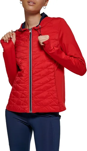 Vista 2 de Tommy Hilfiger Sudadera con capucha de rendimiento con cremallera para mujer