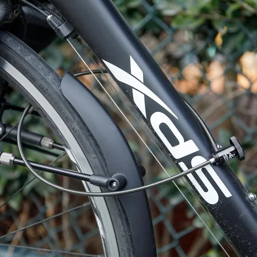 Vista 8 de Candado de cable de bicicleta – Cable de bloqueo de bicicleta – Bloqueo de cadena de bicicleta para casco de bicicleta, antirrobo para barras