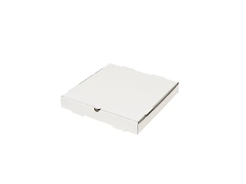 Vista 3 de 12" x 12" x 2" Cajas de Pizza de Cartón Blanco Sin Impresión (50 Cajas) - AB-238-1-01