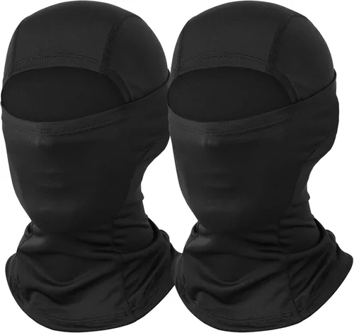 Vista 10 de Máscara de esquí para hombre, paquete de 2 pasamontañas, máscara facial para mujer, máscara de verano Shiesty, máscara de casco de motocicleta