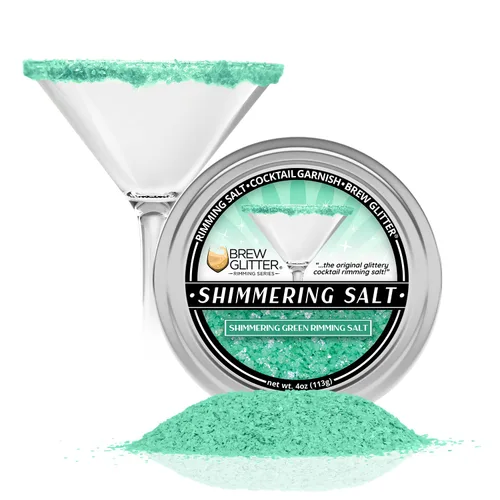 Vista 15 de Brew Glitter - Sal negra brillante (4 onzas, 1 lata de barra) para cóctel comestible con purpurina mezclada para bebidas y bebidas