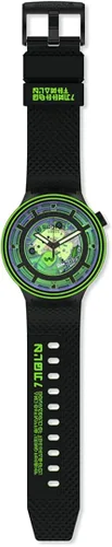 Vista 2 de Swatch Come in Peace!, Negro -, Reloj estándar