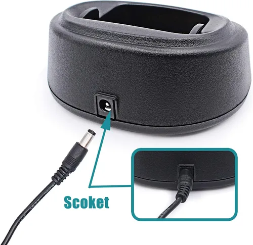 Vista 5 de Reemplazo WPLN4137BR WPLN4137 PMPN4173A Cargador para Motorola R2 CP200 CP200D PR400 EP450 DEP450 CP040 CP150 CP180 Cargador rápido y NNTN4497