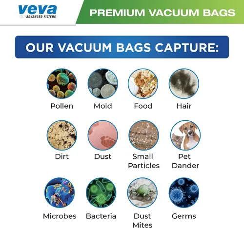 Vista 5 de Paquete de 40 bolsas de vacío tipo BB para aspiradora Oreck de mano PKBB12DW, BB180, BB280, BB850, BB870, BB880, BB900, BB1000, BB1100, BB1200