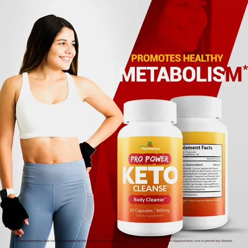 Vista 5 de PRO Power Keto Cleanse – Limpieza corporal a base de plantas con probióticos – Limpieza cetogénica para ayudar a los niveles saludables de cetonas