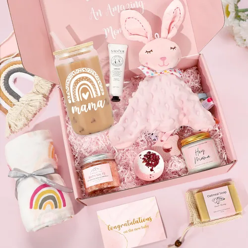 Vista 2 de iAOVUEBY Regalos para Nuevas Mamás y Regalos para Bebés Niñas, Regalos de Baby Shower para Futuras Mamás, Regalos de Embarazo para Futuras Mamás