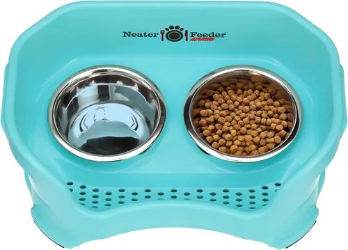 Vista 7 de Neater Pet Brands Neater Feeder Deluxe Cuencos para Perros Elevad os a Prueba de Derrames para Perros Pequeños Menos de 19 lbs, Fabricado en EE.UU.