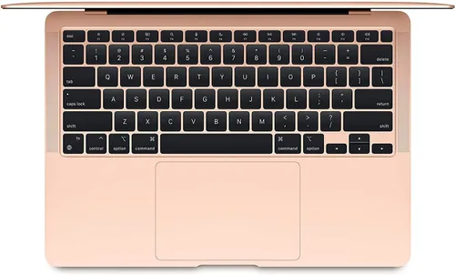 Vista 2 de Apple MacBook Air de finales de 2020 con chip Apple M1 (13.3 pulgadas, 8 GB de RAM, 128 GB) dorado (renovado)