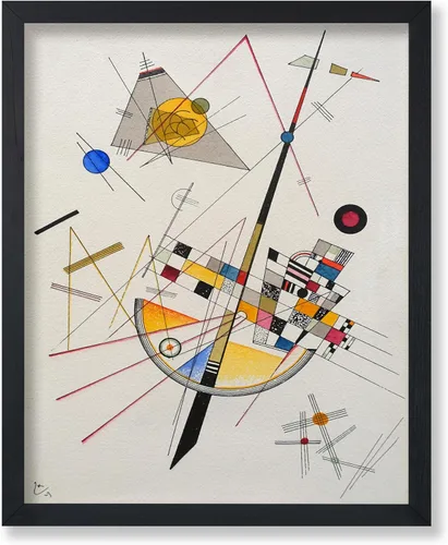 Vista 14 de Poster Master Póster vintage Wassily Kadinsky – Impresión retro delicada de tensión – Arte de formas geométricas – Arte abstracto – Arte moderno