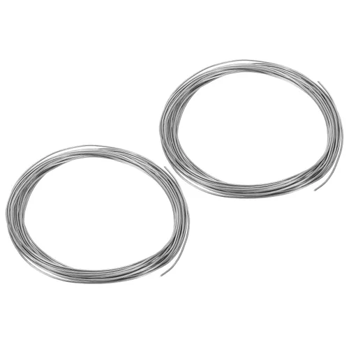 Vista 18 de PATIKIL Alambre de zinc de alta pureza, alambre de zinc puro calibre 9 de 0.118 in, herramienta de experimento científico de laboratorio de cuentas