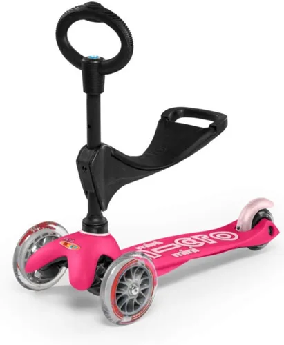 Vista 6 de Micro Kickboard - Mini Scooter Montable 3 en 1 Deluxe de 3 Etapas Juguetes para Niños Pequeños de 12 Meses a 5 Años Azul