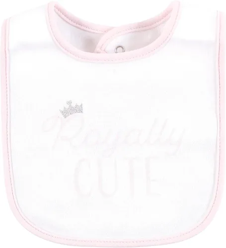 Vista 222 de Hudson Baby Conjunto de babero y calcetines unisex de algodón para bebé