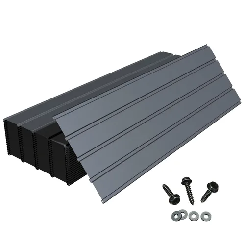 Vista 11 de Domi Paneles de Techado de Metal 20 PCS, Paneles de Techo Corrugado de Acero Galvanizado Impermeables de Servicio Pesado Paneles Laterales de Metal