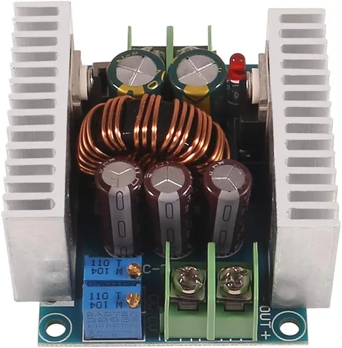 Vista 5 de 20A 300W CC CV Módulo reductor ajustable DC 6-40V a 1.2-36V Regulador de voltaje Convertidor Buck Módulo de fuente de alimentación de corriente