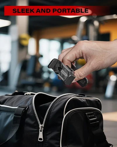 Vista 5 de APPS2Car [Paquete de 2] Soporte magnético para teléfono de gimnasio, ajustable en 360°, compatible con teléfonos inteligentes de 4.7 a 6.5 pulgadas