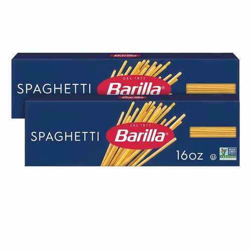 Vista 2 de Barilla Manicotti Pasta, caja de 8 oz. - Pasta no transgénica hecha con sémola de trigo duro - Pasta certificada Kosher