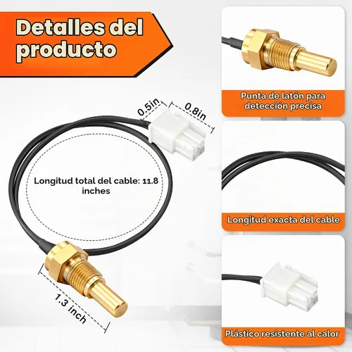 Vista 2 de Sensor de cámara AP19299 compatible con calentador de agua Rheem, 1