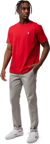 Vista 2 de Psycho Bunny - Camiseta clásica para hombre, color gris