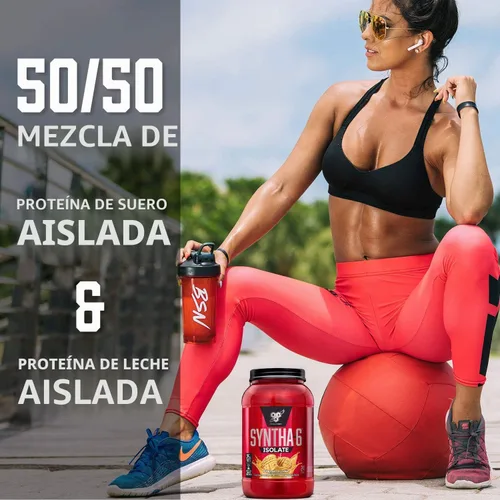 Vista 3 de BSN SYNTHA-6 Proteína Aislada en Polvo, Proteína de Chocolate con Aislado de Proteína de Suero, Aislado de Proteína de Leche, Sabor: Batido
