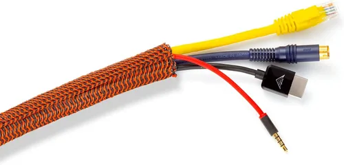 Vista 16 de Cable Management - Telar de cables de 3 a 12 pulgadas, tubería dividida para cables en el suelo, protectores de cables contra cables de masticación