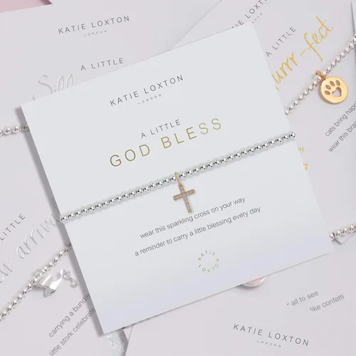 Vista 5 de KATIE LOXTON A Little Faith - Pulsera elástica ajustable para mujer