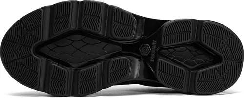 Vista 5 de DYKHMATE Zapatos de punta de acero para hombres y mujeres, zapatillas de seguridad ligeras, tenis con punta de acero, zapatos de trabajo