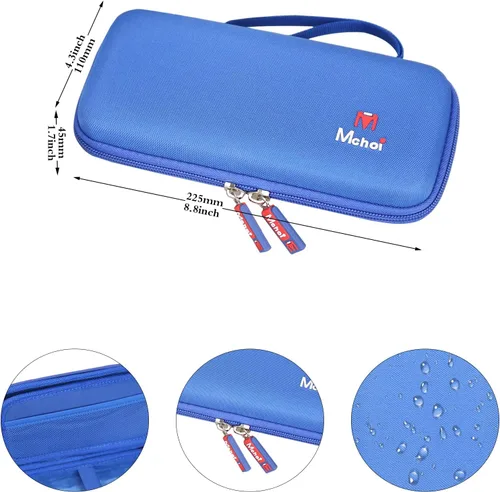 Vista 6 de Mchoi Funda rígida a juego con calculadora gráfica Texas Instruments TI-84 Plus CE/TI-83 Plus/TI-84 Plus CE/TI-83 Plus/Casio fx-9750GIII, bolsillo