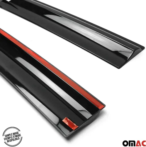 Vista 8 de OMAC Juego de deflector de protección contra insectos y visera de ventana para Mercedes Sprinter W907 910 2019-2026 3 piezas