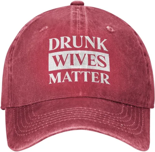 Vista 14 de Funny Gift Hat Drunks Wives Matter Hat for Men Baseball Hat Vintage Cap