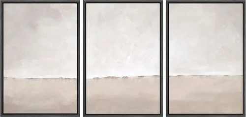 Vista 120 de SIGNWIN Lienzo enmarcado para pared, juego de arte tranquilo con reflejo de lago, acuarela, montaña y agua, ilustraciones modernas, arte abstracto